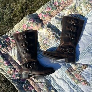 Nasty Gal Motto Boots